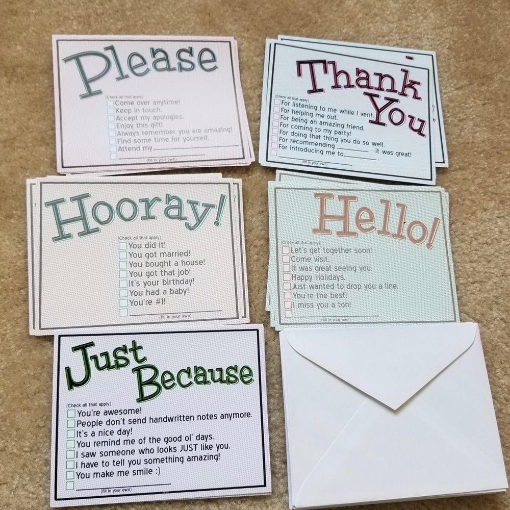 NWT thirty-one Vary You stationery